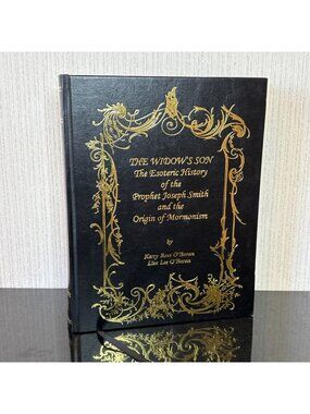 The Widows Son History of Joseph Smith Origin of Mormonism Signed Leatherette